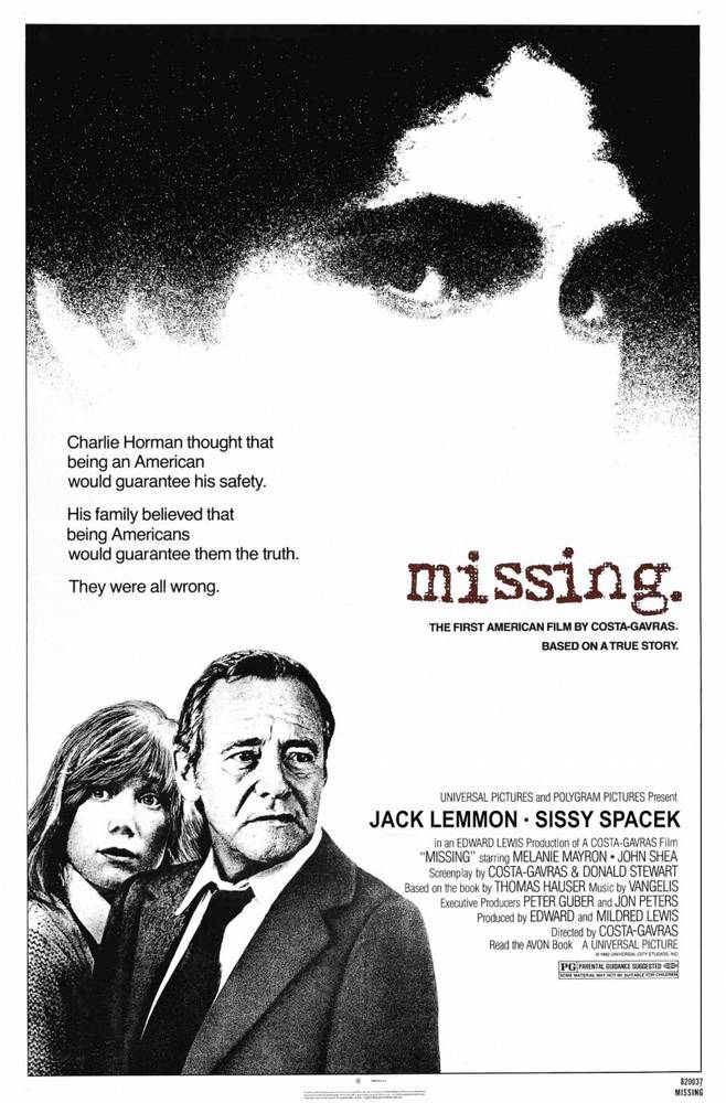 Пропавший без вести / Missing (1982) отзывы. Рецензии. Новости кино. Актеры фильма Пропавший без вести. Отзывы о фильме Пропавший без вести