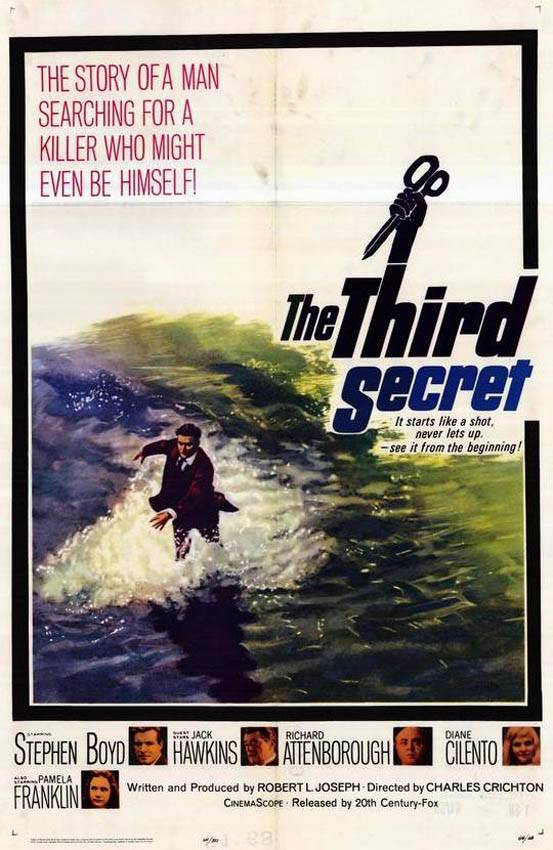 Третий секрет / The Third Secret (1964) отзывы. Рецензии. Новости кино. Актеры фильма Третий секрет. Отзывы о фильме Третий секрет