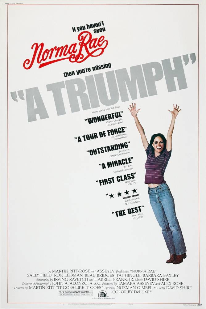 Норма Рэй / Norma Rae (1979) отзывы. Рецензии. Новости кино. Актеры фильма Норма Рэй. Отзывы о фильме Норма Рэй