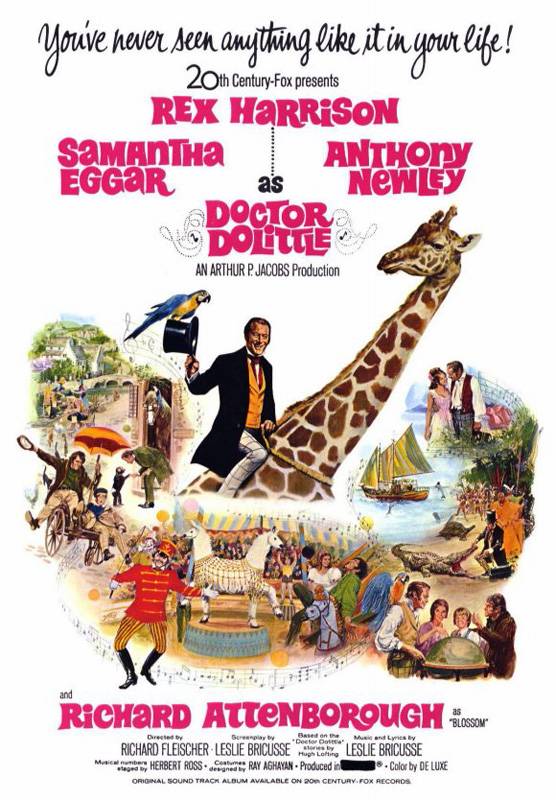 Доктор Дулиттл / Doctor Dolittle (1967) отзывы. Рецензии. Новости кино. Актеры фильма Доктор Дулиттл. Отзывы о фильме Доктор Дулиттл