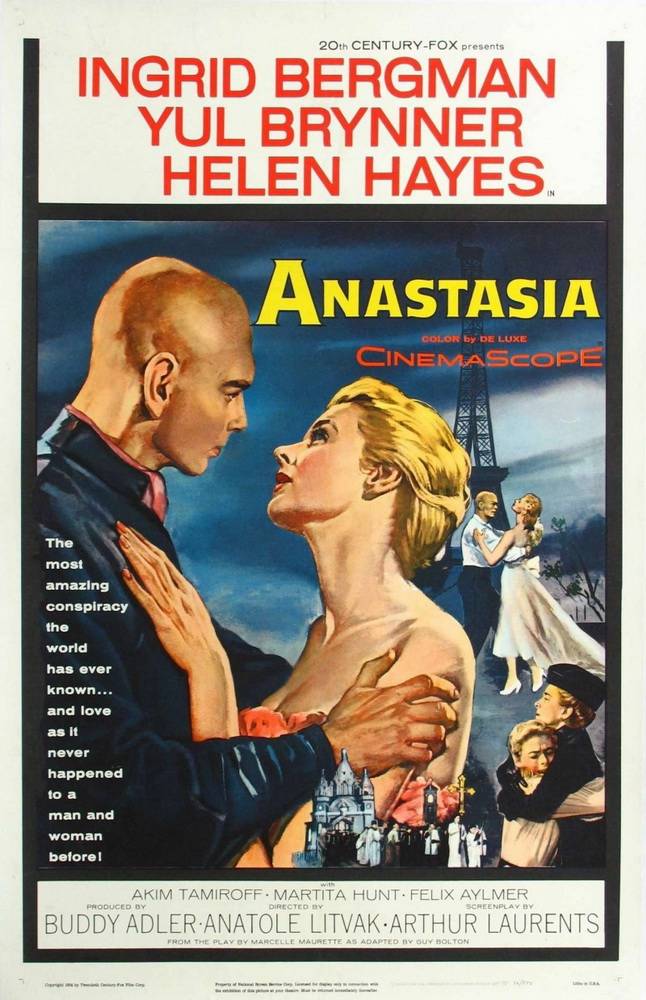 Анастасия / Anastasia (1956) отзывы. Рецензии. Новости кино. Актеры фильма Анастасия. Отзывы о фильме Анастасия