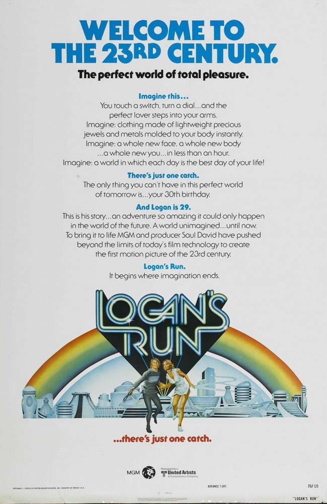 Бегство Логана / Logan`s Run (1976) отзывы. Рецензии. Новости кино. Актеры фильма Бегство Логана. Отзывы о фильме Бегство Логана
