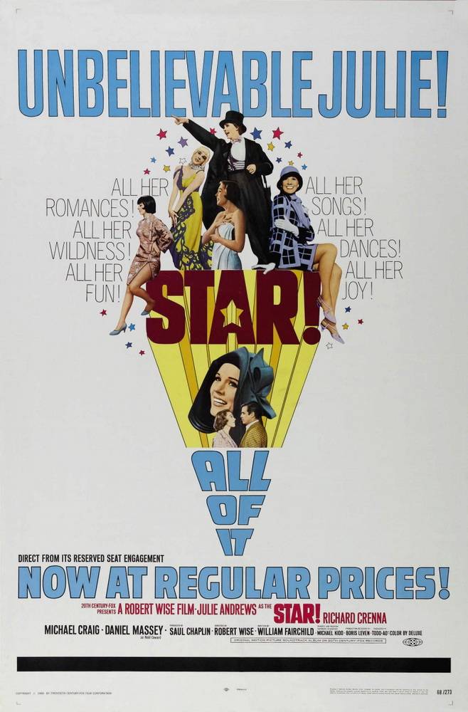 Звезда! / Star! (1968) отзывы. Рецензии. Новости кино. Актеры фильма Звезда!. Отзывы о фильме Звезда!