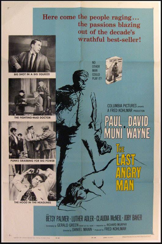 Последний разгневанный человек / The Last Angry Man (1959) отзывы. Рецензии. Новости кино. Актеры фильма Последний разгневанный человек. Отзывы о фильме Последний разгневанный человек
