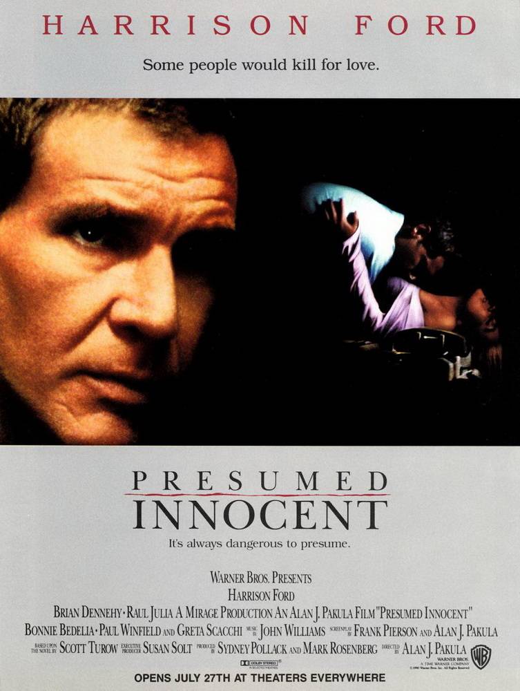 Презумпция невиновности / Presumed Innocent (1990) отзывы. Рецензии. Новости кино. Актеры фильма Презумпция невиновности. Отзывы о фильме Презумпция невиновности