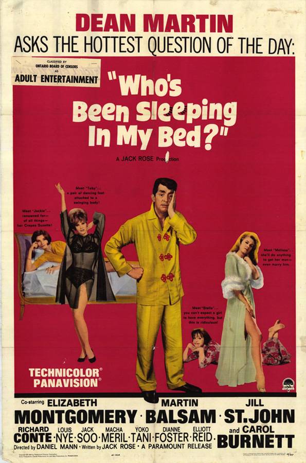 Постер N51543 к фильму Кто спал на моей кровати? (1963)