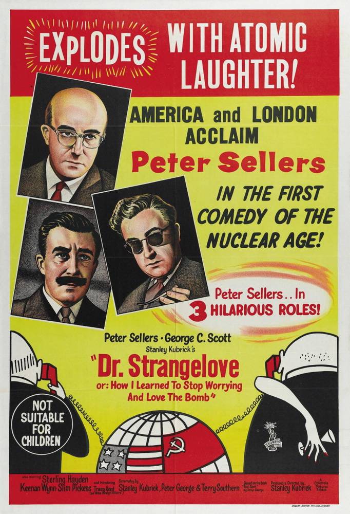 Доктор Стрейнджлав, или Как я научился не волноваться и полюбил атомную бомбу: постер N51660