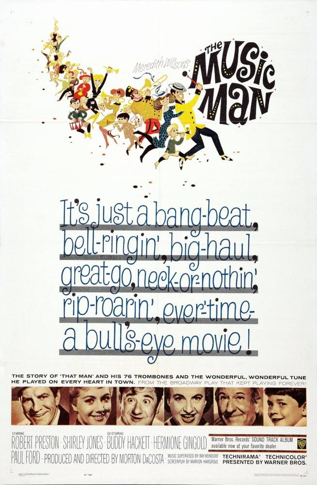 Музыкант / The Music Man (1962) отзывы. Рецензии. Новости кино. Актеры фильма Музыкант. Отзывы о фильме Музыкант