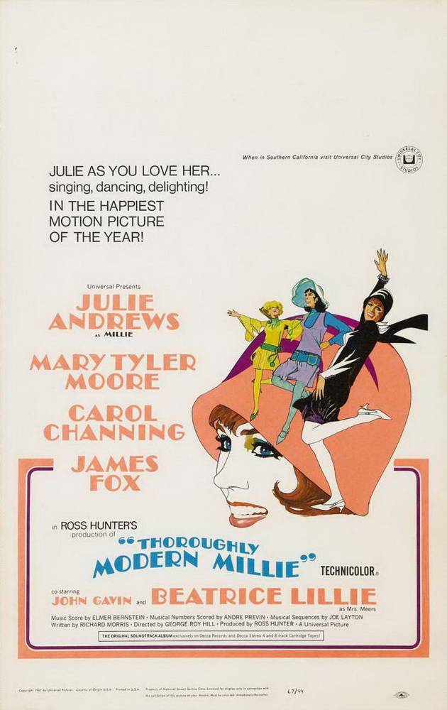 Весьма современная Милли / Thoroughly Modern Millie (1967) отзывы. Рецензии. Новости кино. Актеры фильма Весьма современная Милли. Отзывы о фильме Весьма современная Милли