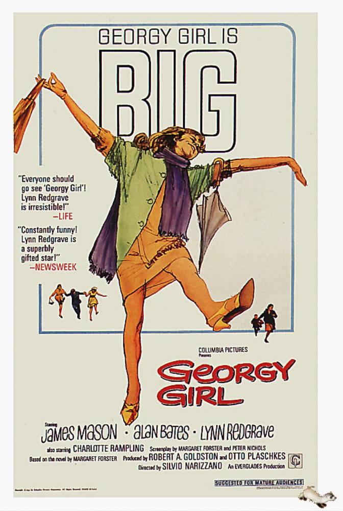 Девушка Джорджи / Georgy Girl (1966) отзывы. Рецензии. Новости кино. Актеры фильма Девушка Джорджи. Отзывы о фильме Девушка Джорджи