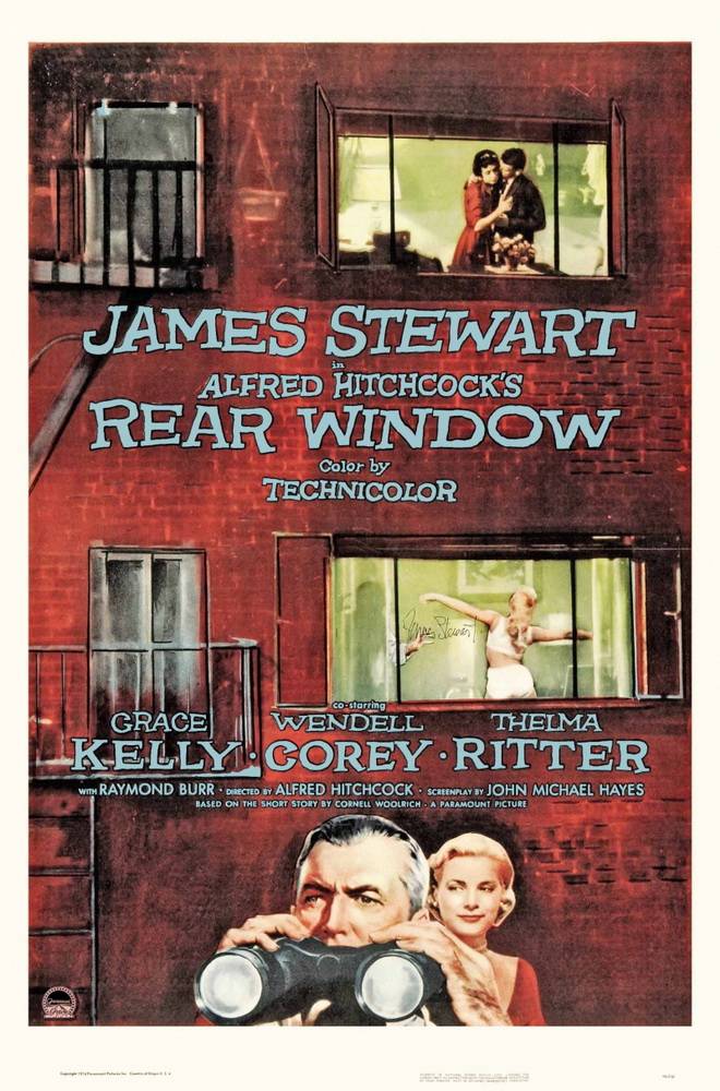 Окно во двор / Rear Window (1954) отзывы. Рецензии. Новости кино. Актеры фильма Окно во двор. Отзывы о фильме Окно во двор