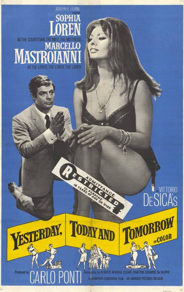 Вчера, сегодня, завтра / Yesterday, Today and Tomorrow (1963) отзывы. Рецензии. Новости кино. Актеры фильма Вчера, сегодня, завтра. Отзывы о фильме Вчера, сегодня, завтра