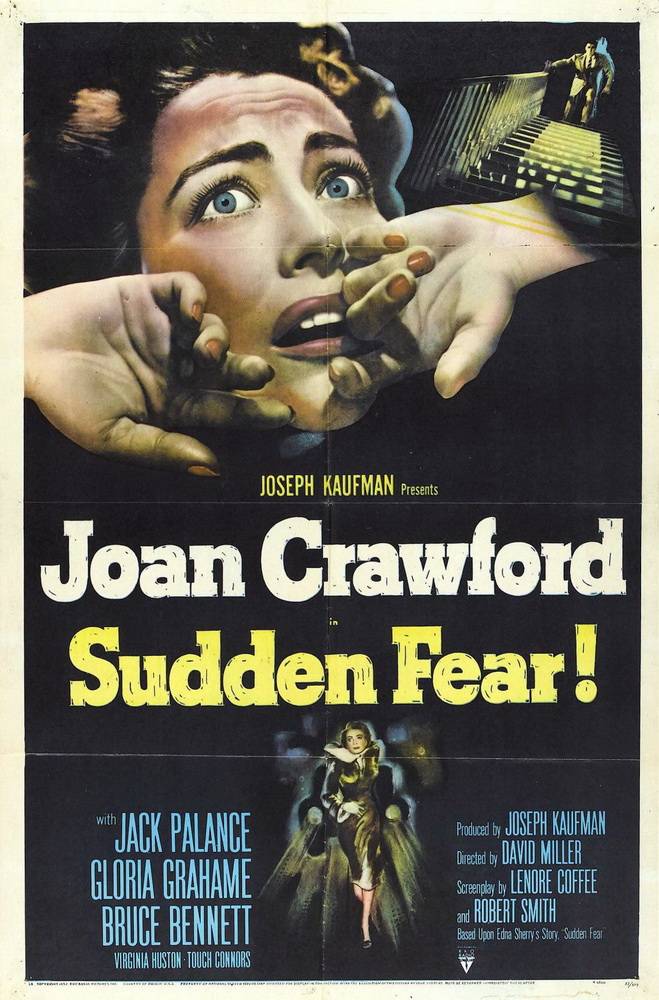 Внезапный страх / Sudden Fear (1952) отзывы. Рецензии. Новости кино. Актеры фильма Внезапный страх. Отзывы о фильме Внезапный страх