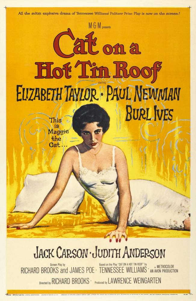 Кошка на раскаленной крыше / Cat on a Hot Tin Roof (1958) отзывы. Рецензии. Новости кино. Актеры фильма Кошка на раскаленной крыше. Отзывы о фильме Кошка на раскаленной крыше