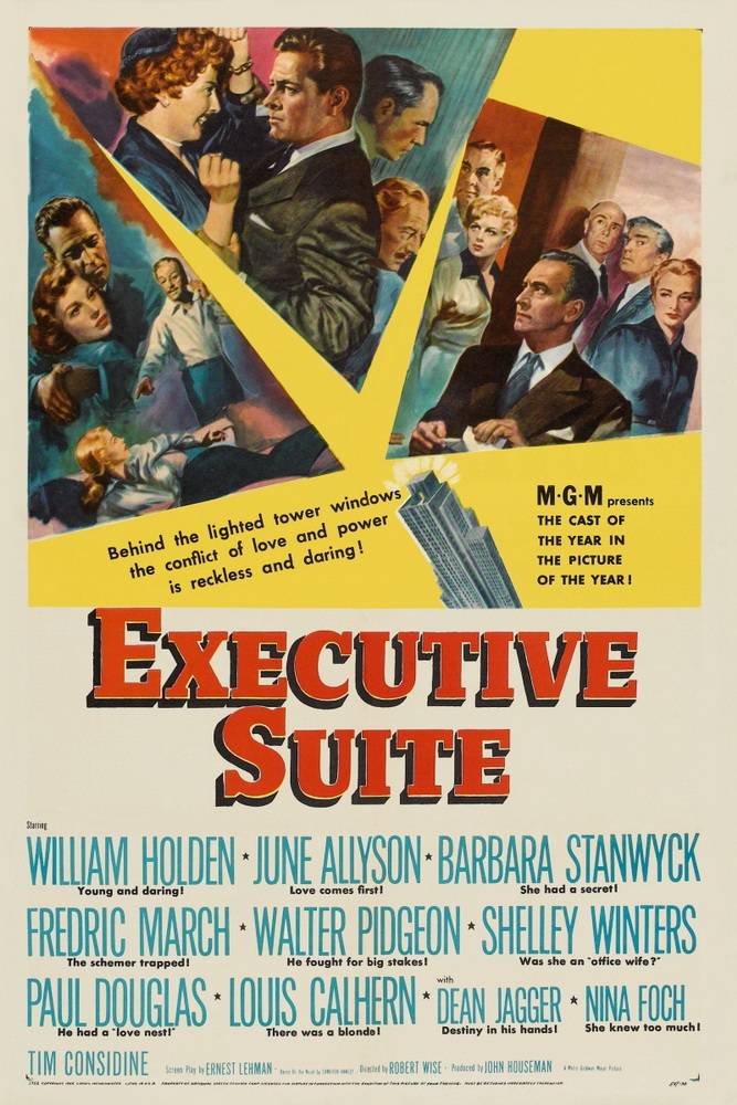 Номер для директоров / Executive Suite (1954) отзывы. Рецензии. Новости кино. Актеры фильма Номер для директоров. Отзывы о фильме Номер для директоров