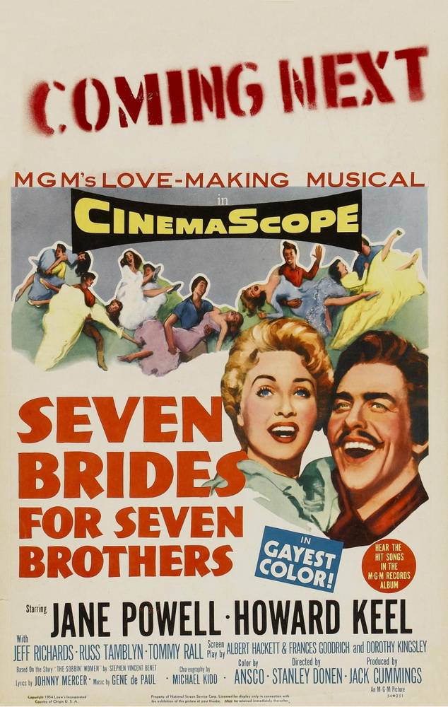 Семь невест для семи братьев / Seven Brides for Seven Brothers (1954) отзывы. Рецензии. Новости кино. Актеры фильма Семь невест для семи братьев. Отзывы о фильме Семь невест для семи братьев