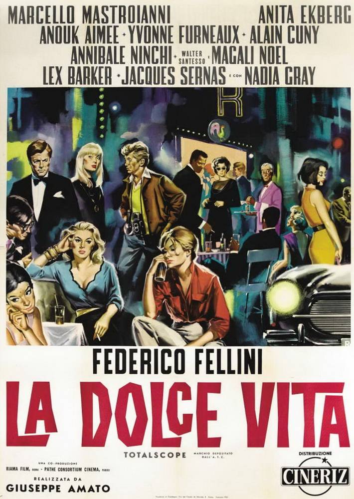 Сладкая жизнь / La dolce vita (1960) отзывы. Рецензии. Новости кино. Актеры фильма Сладкая жизнь. Отзывы о фильме Сладкая жизнь