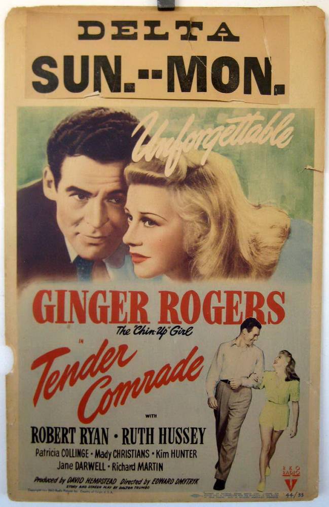 Нежный товарищ / Tender Comrade (1943) отзывы. Рецензии. Новости кино. Актеры фильма Нежный товарищ. Отзывы о фильме Нежный товарищ