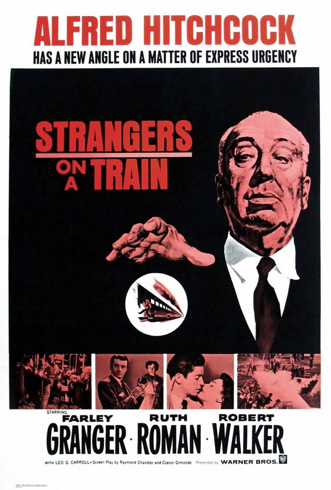 Незнакомцы в поезде: постер N52844
