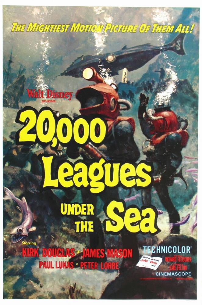 20000 лье под водой / 20000 Leagues Under the Sea (1954) отзывы. Рецензии. Новости кино. Актеры фильма 20000 лье под водой. Отзывы о фильме 20000 лье под водой