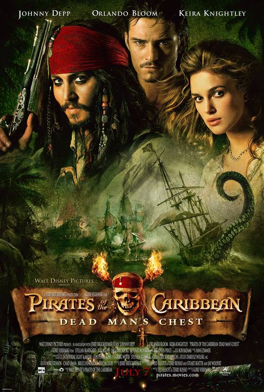 Пираты Карибского моря 2: Сундук мертвеца: постер N4484
