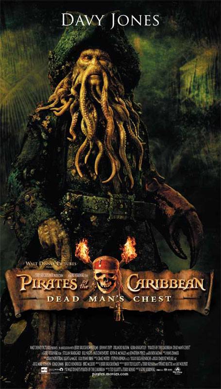 Пираты Карибского моря 2: Сундук мертвеца: постер N4487