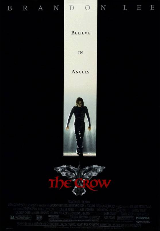 Ворон / The Crow (1994) отзывы. Рецензии. Новости кино. Актеры фильма Ворон. Отзывы о фильме Ворон