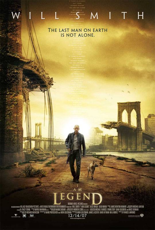 Постер N4739 к фильму Я - легенда (2007)