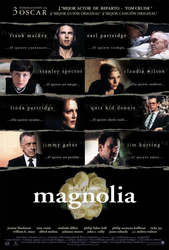 Магнолия / Magnolia (1999) отзывы. Рецензии. Новости кино. Актеры фильма Магнолия. Отзывы о фильме Магнолия