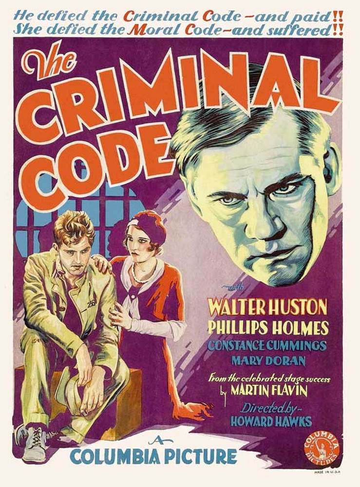 Уголовный кодекс / The Criminal Code (1931) отзывы. Рецензии. Новости кино. Актеры фильма Уголовный кодекс. Отзывы о фильме Уголовный кодекс