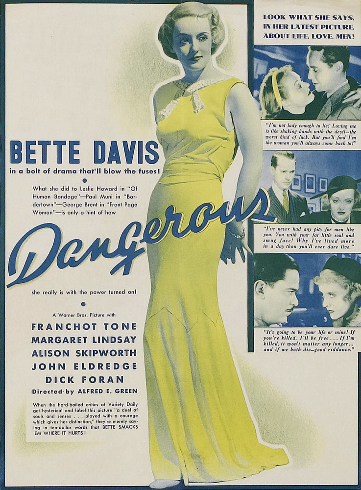 Опасная / Dangerous (1935) отзывы. Рецензии. Новости кино. Актеры фильма Опасная. Отзывы о фильме Опасная