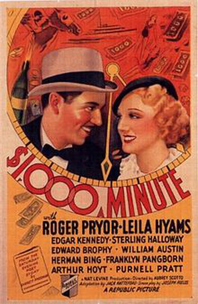 Тысяча долларов в минуту / 1,000 Dollars a Minute (1935) отзывы. Рецензии. Новости кино. Актеры фильма Тысяча долларов в минуту. Отзывы о фильме Тысяча долларов в минуту