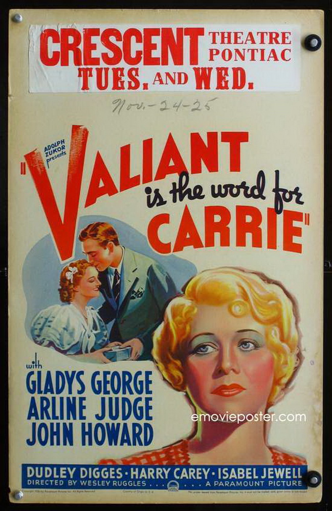 Отвага — второе имя Керри / Valiant Is the Word for Carrie (1936) отзывы. Рецензии. Новости кино. Актеры фильма Отвага — второе имя Керри. Отзывы о фильме Отвага — второе имя Керри