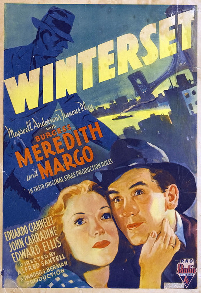 Зима на пороге / Winterset (1936) отзывы. Рецензии. Новости кино. Актеры фильма Зима на пороге. Отзывы о фильме Зима на пороге