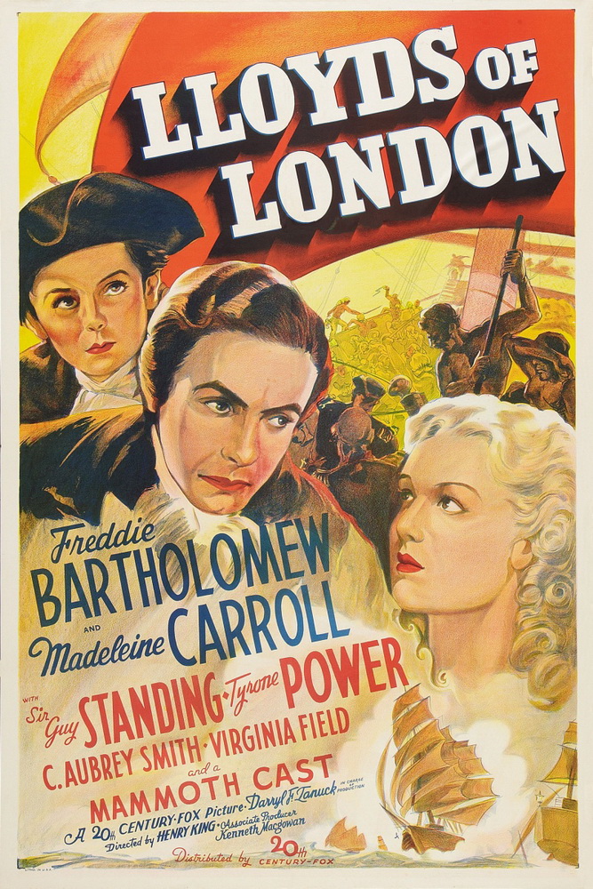 Лондонский Ллойдс / Lloyd`s of London (1936) отзывы. Рецензии. Новости кино. Актеры фильма Лондонский Ллойдс. Отзывы о фильме Лондонский Ллойдс