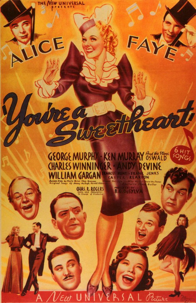 Ты моя душенька / You`re a Sweetheart (1937) отзывы. Рецензии. Новости кино. Актеры фильма Ты моя душенька. Отзывы о фильме Ты моя душенька