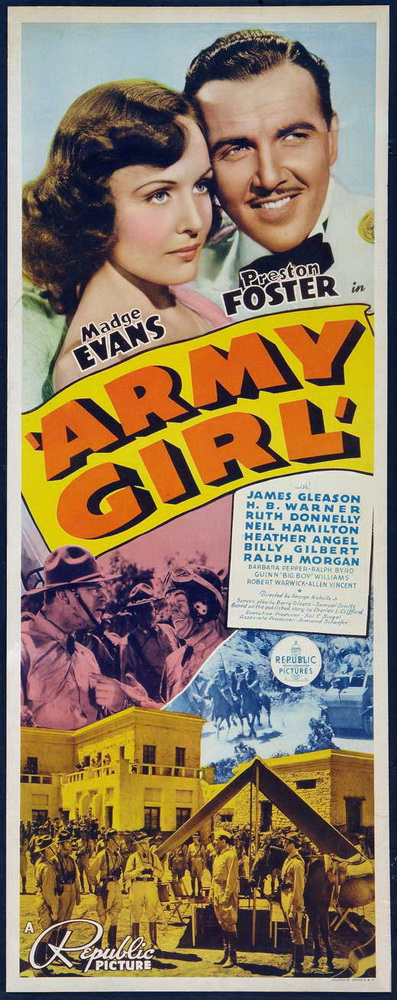 Армейская девочка / Army Girl (1938) отзывы. Рецензии. Новости кино. Актеры фильма Армейская девочка. Отзывы о фильме Армейская девочка