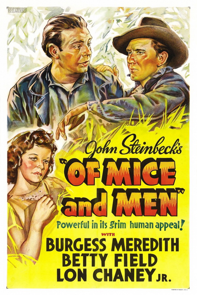 О мышах и людях / Of Mice and Men (1939) отзывы. Рецензии. Новости кино. Актеры фильма О мышах и людях. Отзывы о фильме О мышах и людях