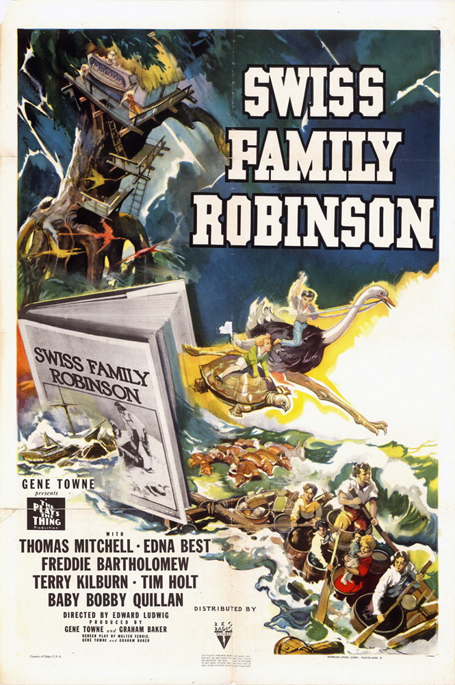 Швейцарская семья Робинзонов / Swiss Family Robinson (1940) отзывы. Рецензии. Новости кино. Актеры фильма Швейцарская семья Робинзонов. Отзывы о фильме Швейцарская семья Робинзонов