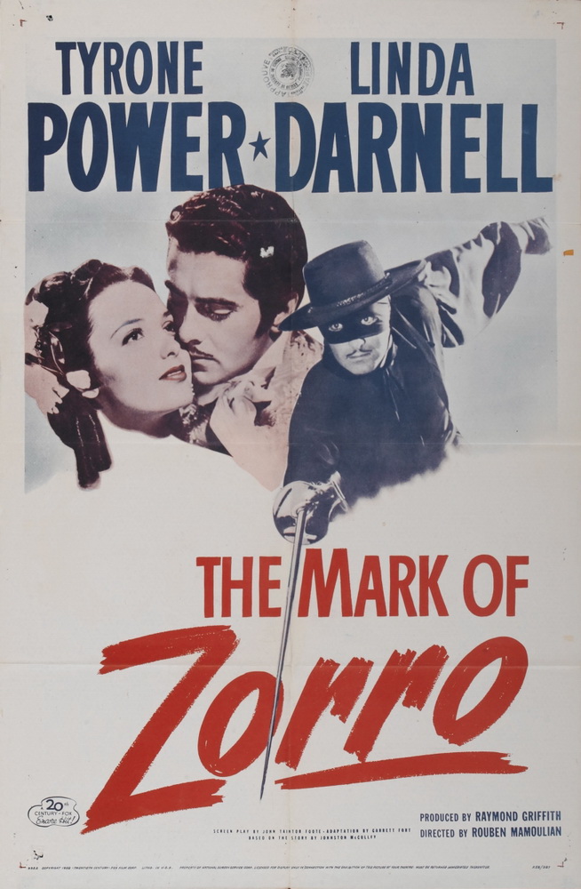 Знак Зорро / The Mark of Zorro (1940) отзывы. Рецензии. Новости кино. Актеры фильма Знак Зорро. Отзывы о фильме Знак Зорро