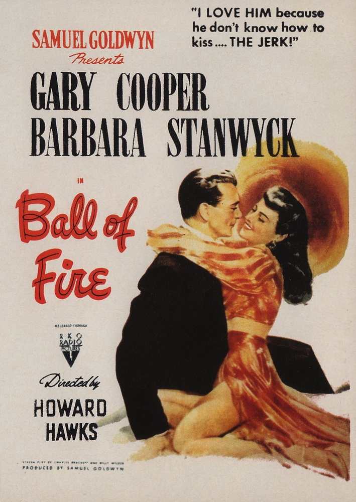 С огоньком / Ball of Fire (1941) отзывы. Рецензии. Новости кино. Актеры фильма С огоньком. Отзывы о фильме С огоньком