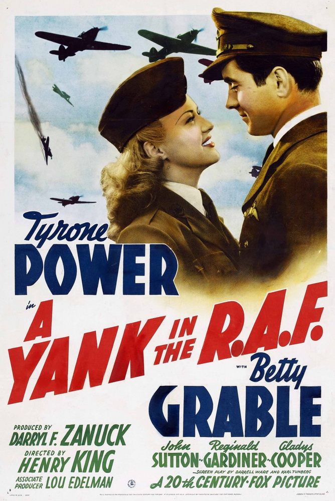 Янки в королевских ВВС / A Yank in the R.A.F. (1941) отзывы. Рецензии. Новости кино. Актеры фильма Янки в королевских ВВС. Отзывы о фильме Янки в королевских ВВС