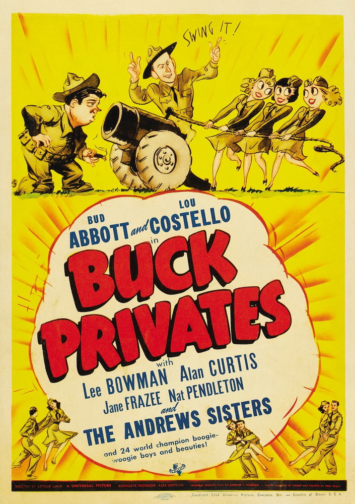 Рядовые / Buck Privates (1941) отзывы. Рецензии. Новости кино. Актеры фильма Рядовые. Отзывы о фильме Рядовые