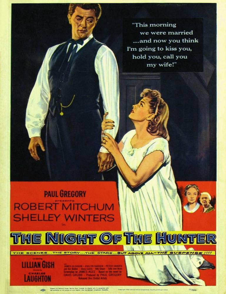 Ночь охотника / The Night of the Hunter (1955) отзывы. Рецензии. Новости кино. Актеры фильма Ночь охотника. Отзывы о фильме Ночь охотника