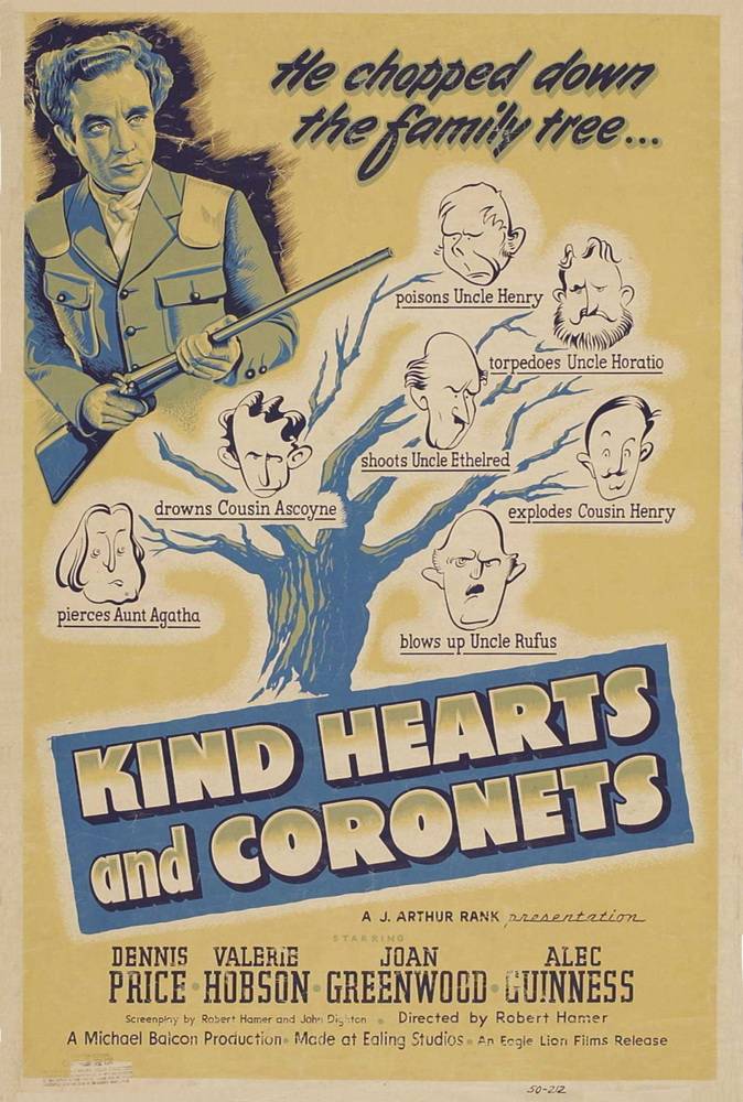 Добрые сердца и короны / Kind Hearts and Coronets (1949) отзывы. Рецензии. Новости кино. Актеры фильма Добрые сердца и короны. Отзывы о фильме Добрые сердца и короны
