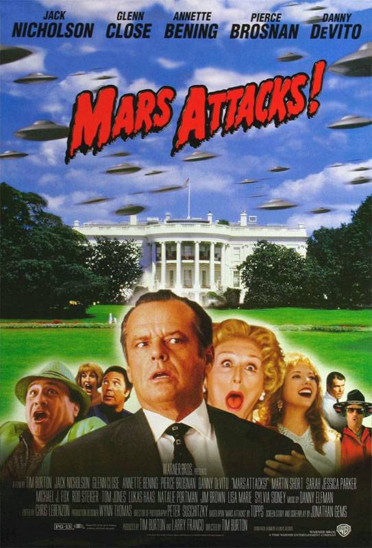 Марс атакует! / Mars Attacks! (1996) отзывы. Рецензии. Новости кино. Актеры фильма Марс атакует!. Отзывы о фильме Марс атакует!