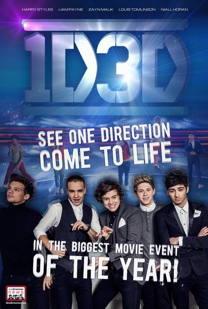 One Direction: Это мы / One Direction: This Is Us (2013) отзывы. Рецензии. Новости кино. Актеры фильма One Direction: Это мы. Отзывы о фильме One Direction: Это мы