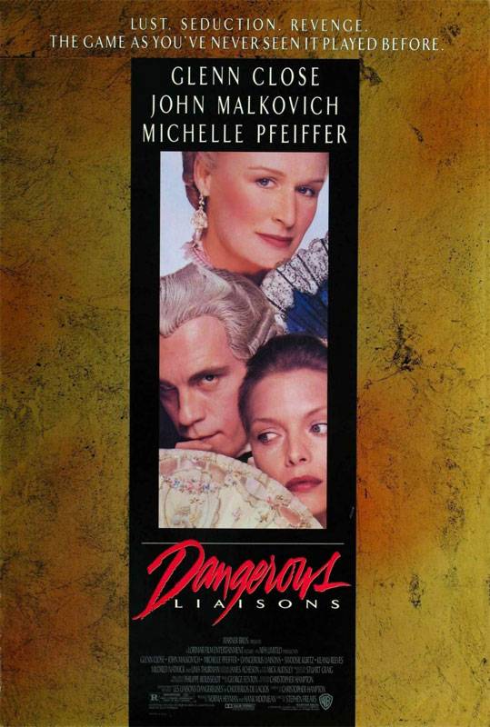 Опасные связи / Dangerous Liaisons (1988) отзывы. Рецензии. Новости кино. Актеры фильма Опасные связи. Отзывы о фильме Опасные связи