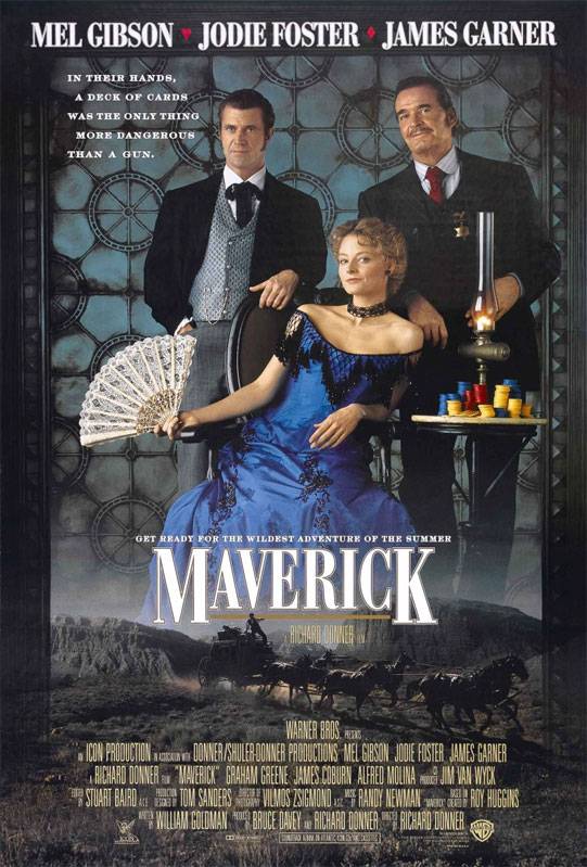 Мэверик / Maverick (1994) отзывы. Рецензии. Новости кино. Актеры фильма Мэверик. Отзывы о фильме Мэверик