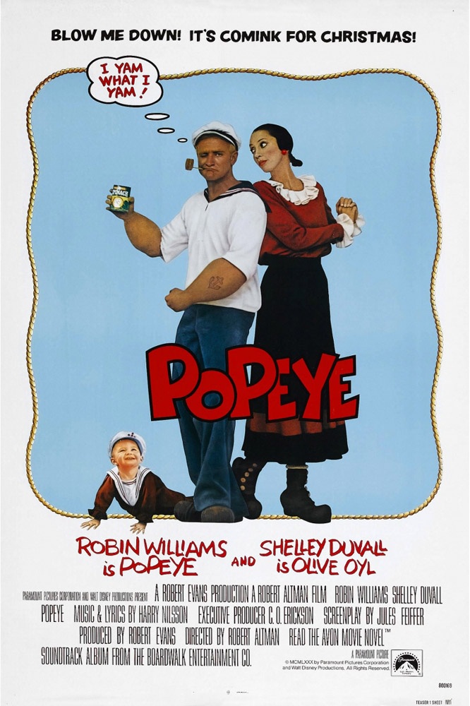 Попай / Popeye (1980) отзывы. Рецензии. Новости кино. Актеры фильма Попай. Отзывы о фильме Попай
